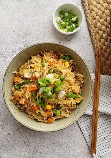 Vegetable fried rice Recipe