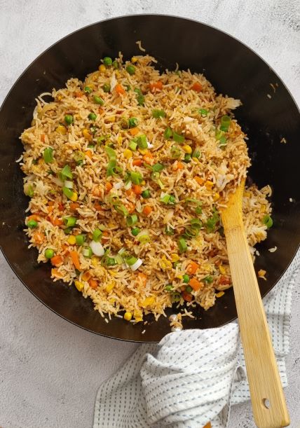 Vegetable fried rice Recipe