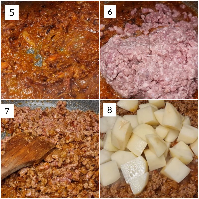 Aloo Keema Step by Step 2