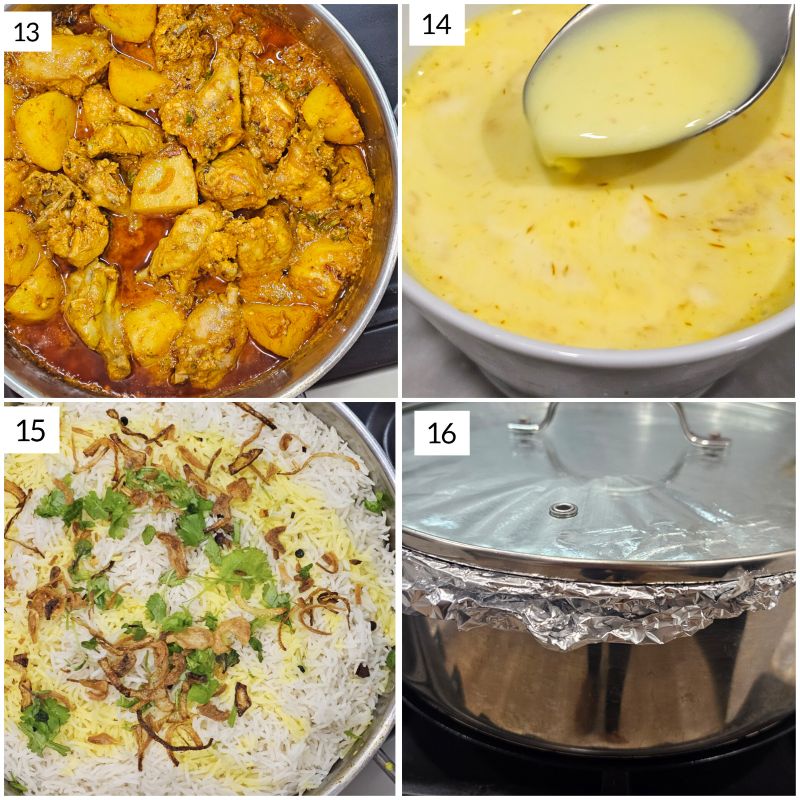 Dum for Hyderabadi Biryani