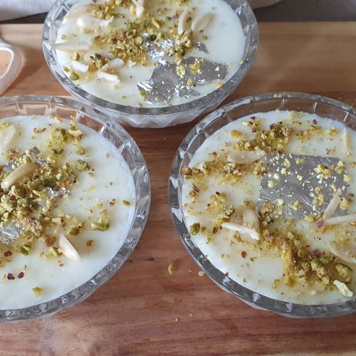 Firni ( Rice Pudding)