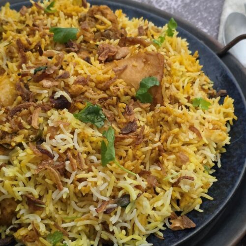 Perfectly cooked Hyderabadi