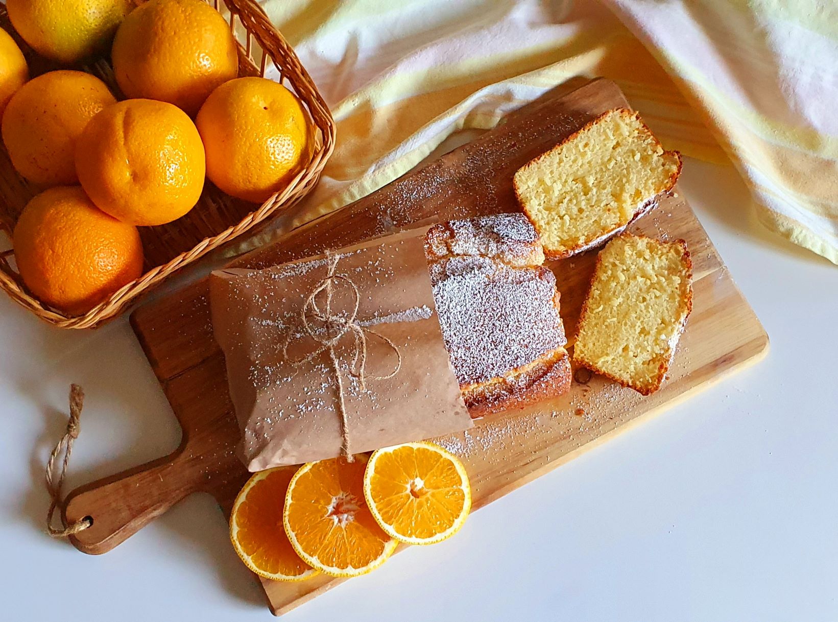 French Orange Yoghurt Cake