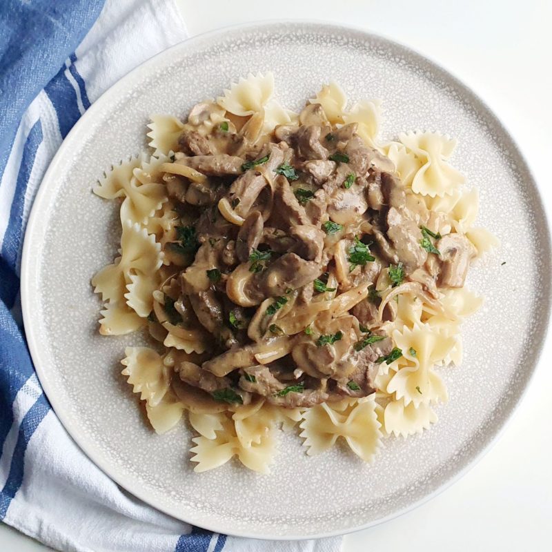 Beef Stroganoff