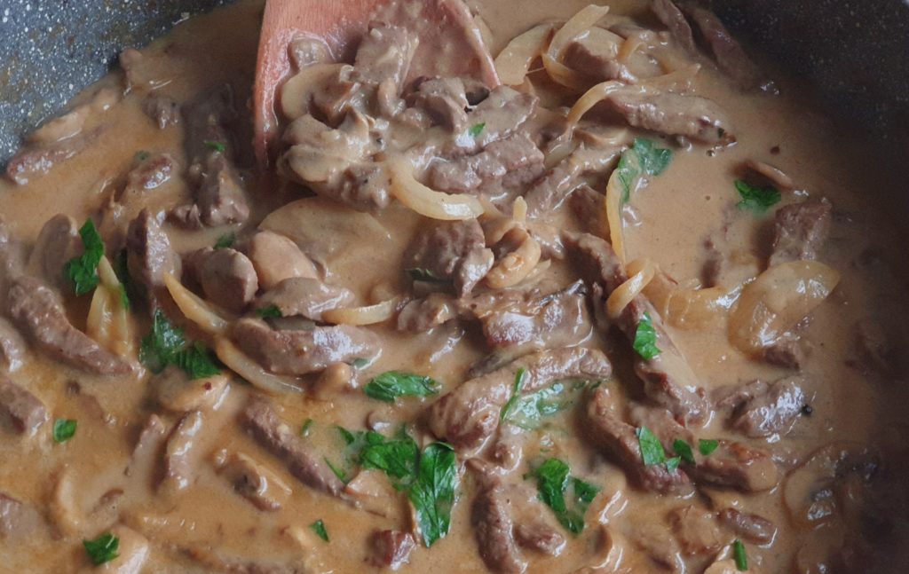 Beef Stroganoff