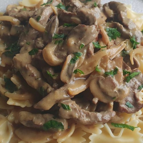 Beef Stroganoff