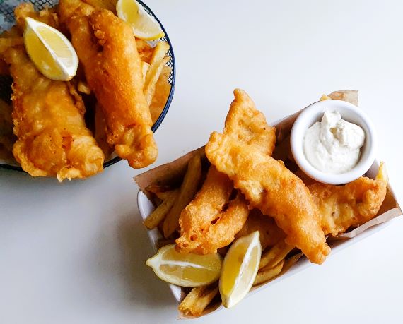 Classic Fish and Chips - Sugar Spice & More