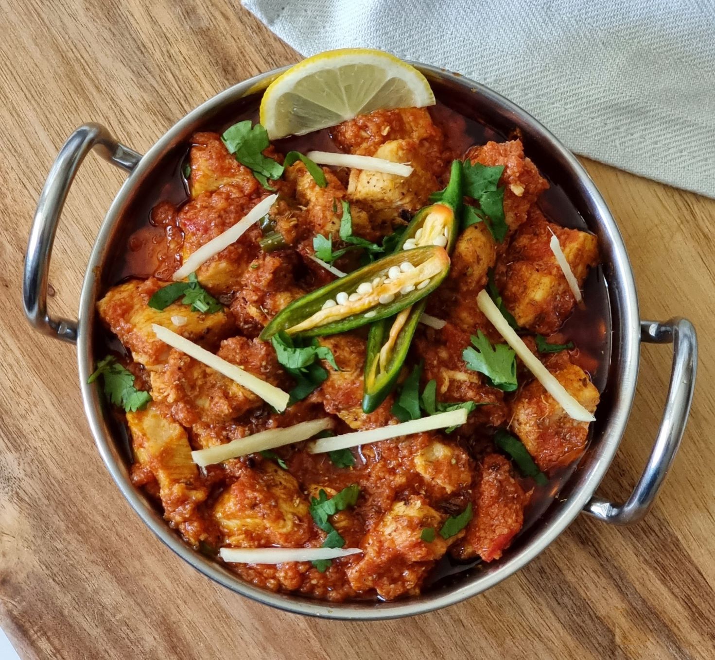 Boneless Chicken Karahi