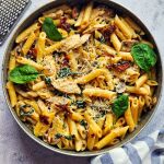 Creamy Tuscan Chicken pasta