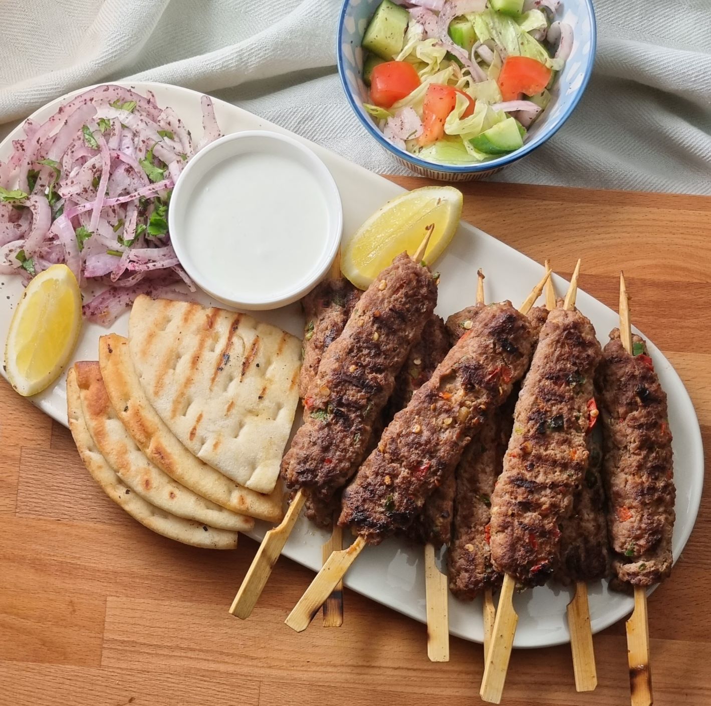 Turkish Adana Kebabs