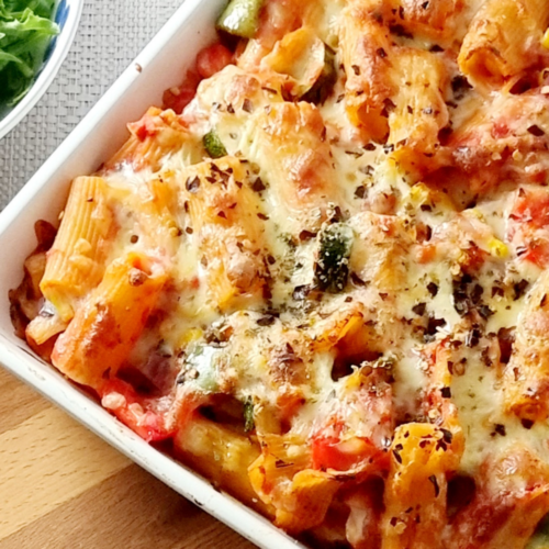 Vegetable Pasta Bake - Sugar Spice & More