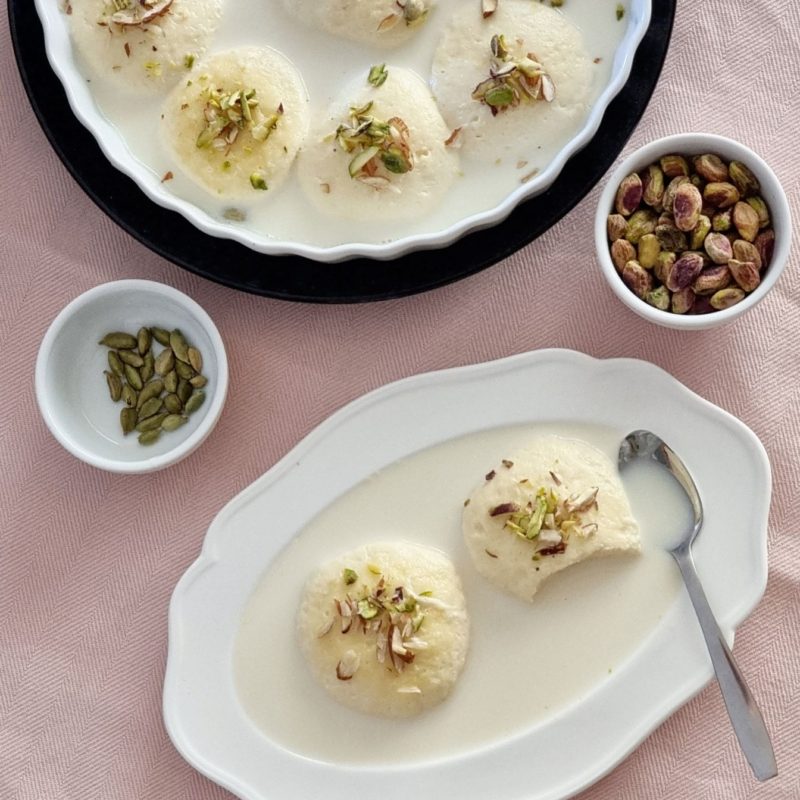 Rasmalai | With Milk Powder