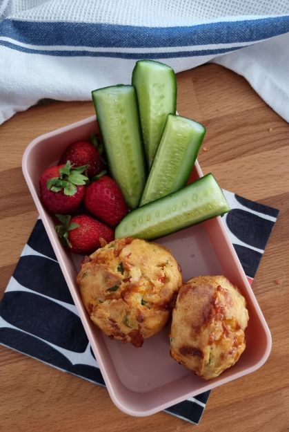 savoury muffins for lunch box