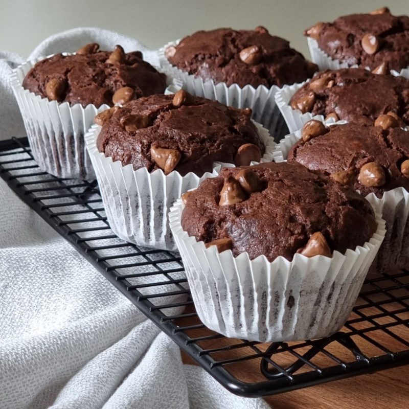 Double Chocolate Chip Muffins