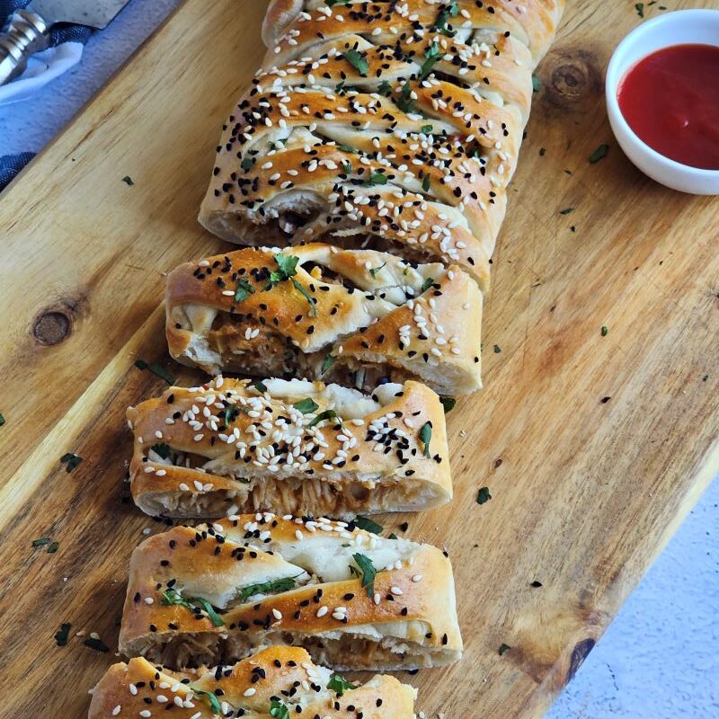 Braided Chicken Bread