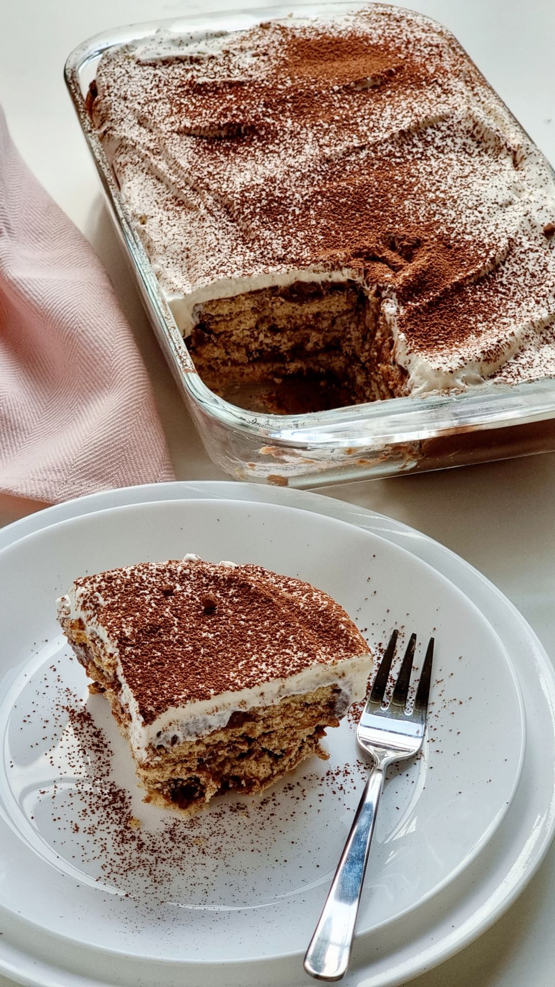 No bake Chocolate Biscuit Pudding