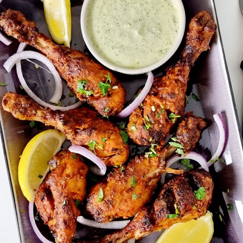 Air Fryer Tandoori Chicken Drumsticks