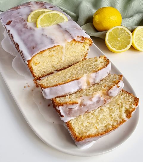 Sliced Lemon Loaf Cake