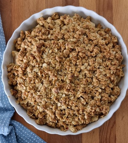 baked apple crumble