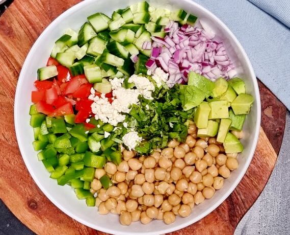 Ingredients Chickpea salad 