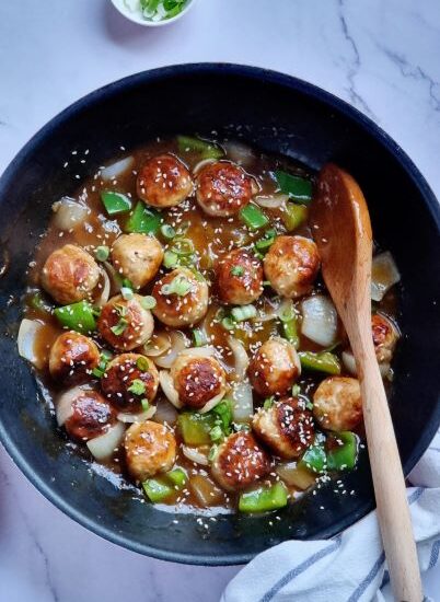 Sweet and Sour Chicken Meatballs