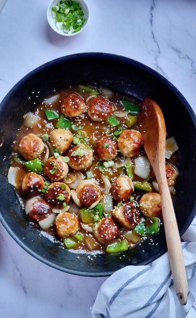 Sweet and Sour Chicken Meatballs