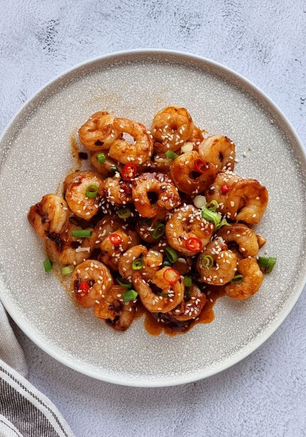 Chilli Garlic Prawns