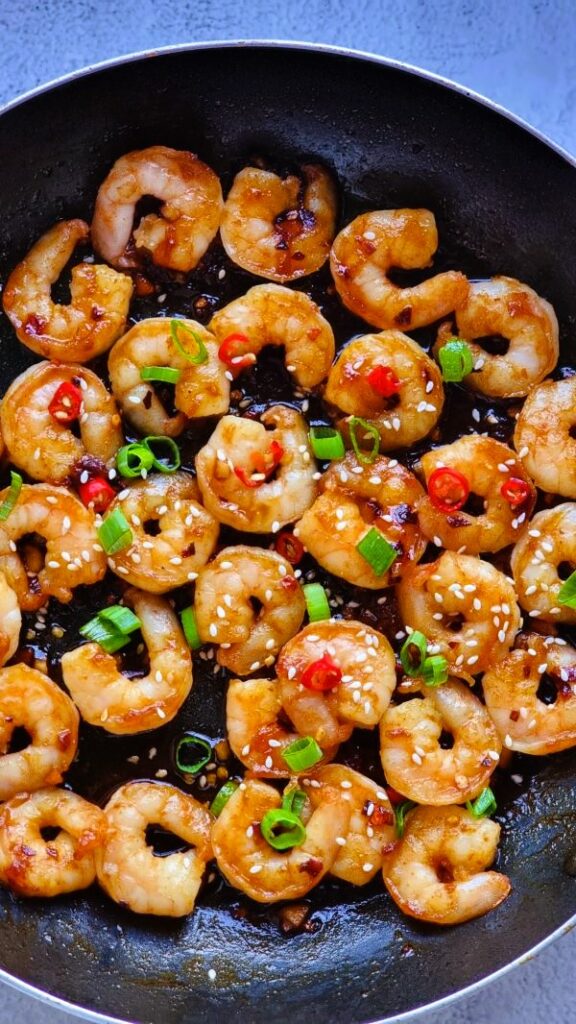 Chilli Garlic Prawns