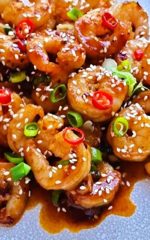 Chilli Garlic Prawns