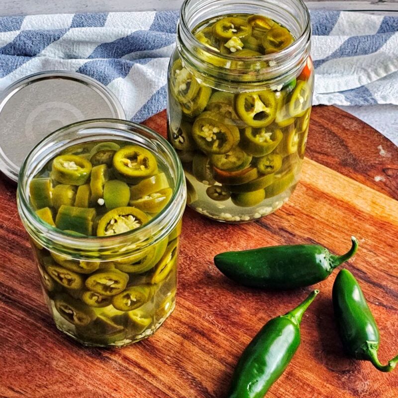 Homemade Pickled Jalapeños