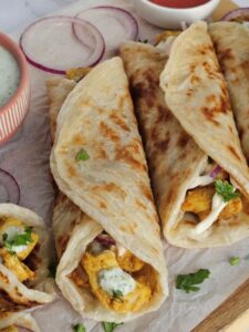 Chicken Paratha Rolls