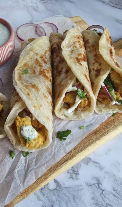 Chicken Paratha Rolls