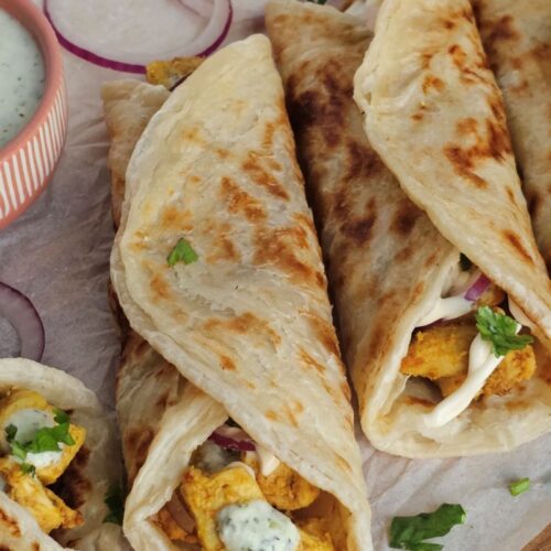 Chicken Paratha Rolls