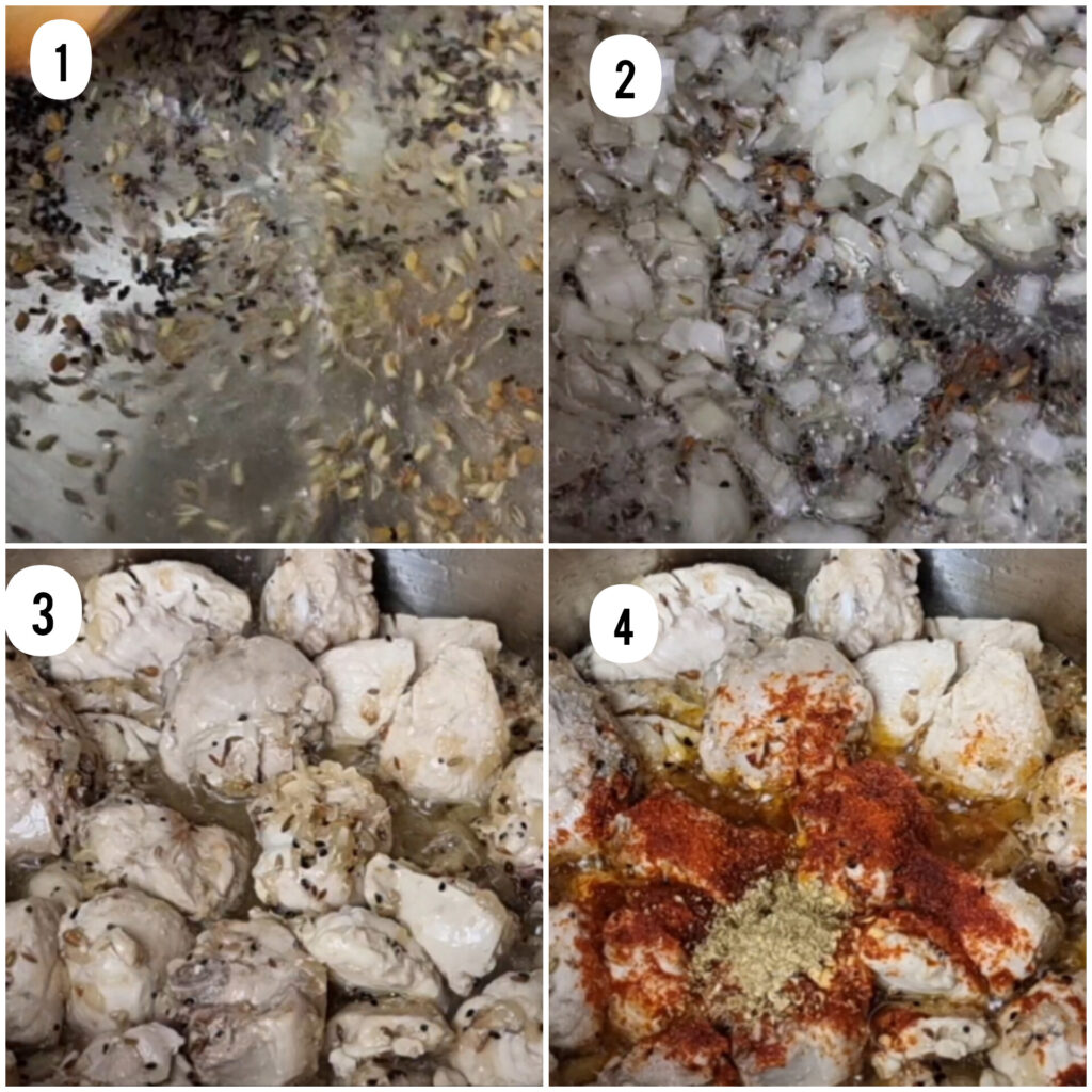 Step By Step How to Make Achari Chicken