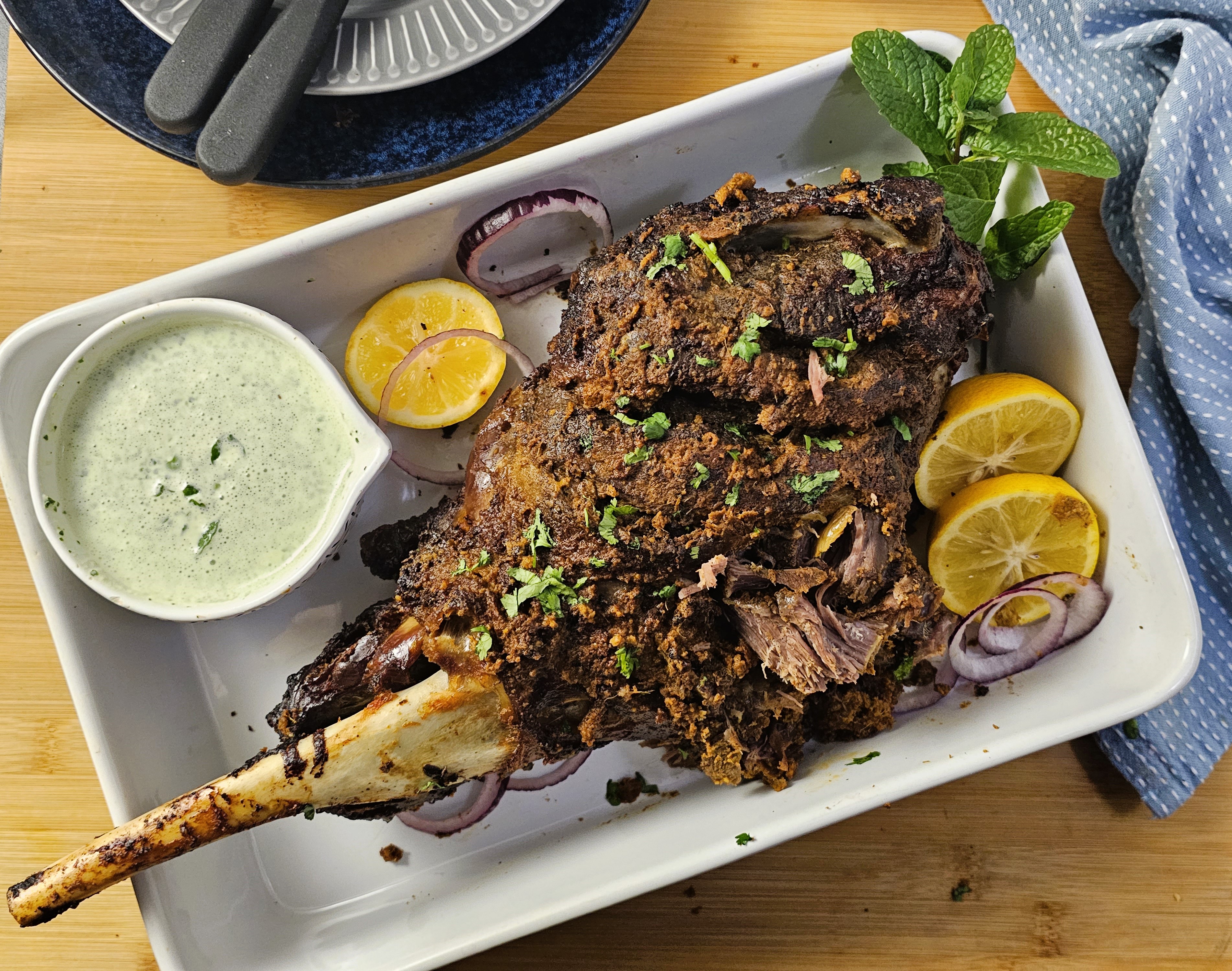 Mutton Leg Raan Roast