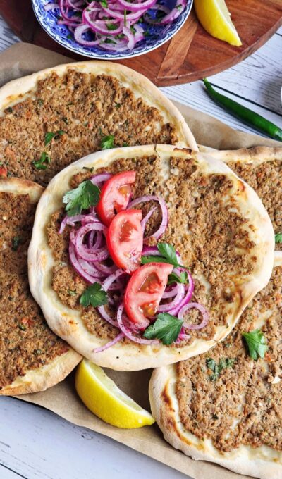 Turkish Lamb Lahmacun