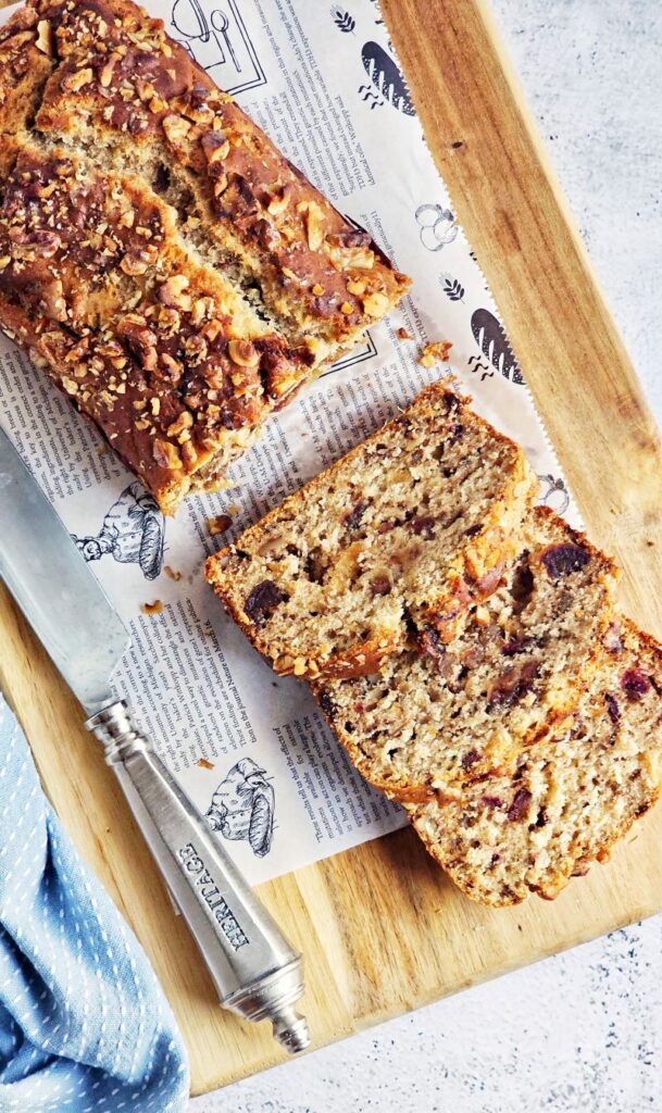 Date and banana loaf