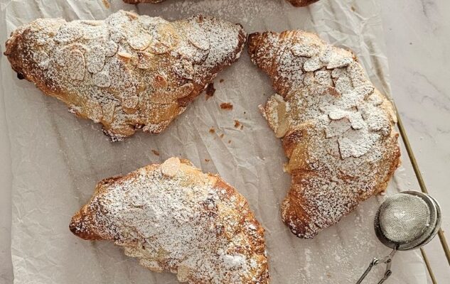 French Bakery Style Almond Croissants