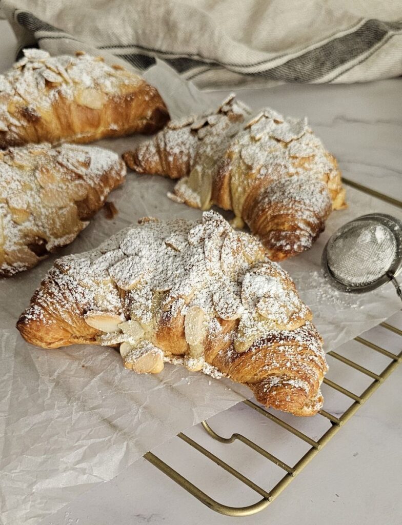 French Style Almond Croissants 