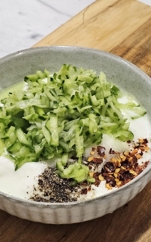 Quick Cucumber Raita