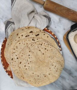 Home made roti -flatbread