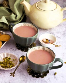 Quick & Easy Kashmiri Chai (Pink Tea)